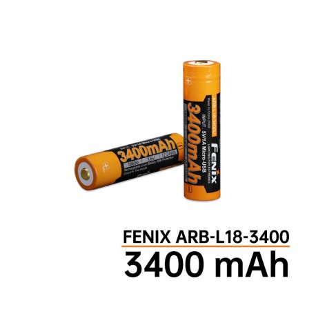 Batería Fenix ARB-L18-3400U - 3400 mAh Recargable con USB C