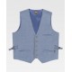 Chaleco de Trabajo Vaquero de Hombre con bolsillos WorkTeam B9034
