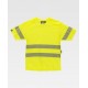 Camiseta de Trabajo Alta Visibilidad Manga Corta Banda Segmentadas WorkTeam C3980