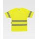 Camiseta de Trabajo Alta Visibilidad Manga Corta Banda Segmentadas WorkTeam C3980