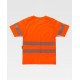 Camiseta de Trabajo Alta Visibilidad Manga Corta Banda Segmentadas WorkTeam C3980