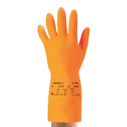 Guante ALPHATEC III CAT latex naranja 320 mm Industrial Starter 87955