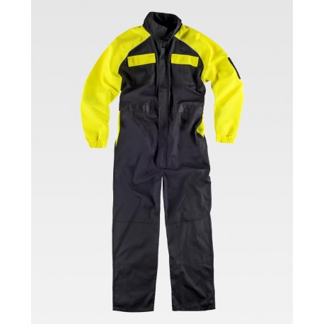 Buzo de trabajo Cuello Tira Alta Visibilidad WorkTeam C4505