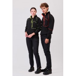 Sudadera de Trabajo Cuello Alto y Cremallera WorkTeam C9800