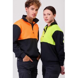 Sudadera de Trabajo Combinada Alta Visibilidad Cuello Alto WorkTeam C9840