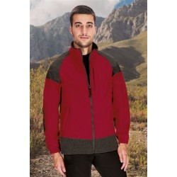 Chaqueta softshell de Trabajo con Refuerzos Bicolor Valento CALEDONIA