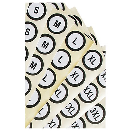 Pegatinas de talla redondas VALINKA Valento