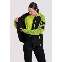 Chaqueta punto jaspeada softshell y acolchada WorkTeam S9475
