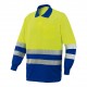 Polo AV bicolor manga larga Industrial Starter 8587