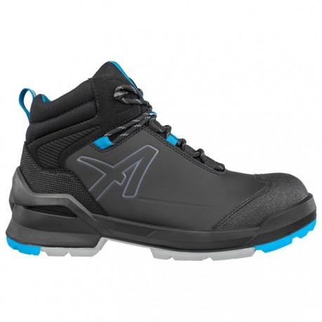 Bota ALBATROS TARAVAL BLACK/BLUE MID Industrial Starter 638040