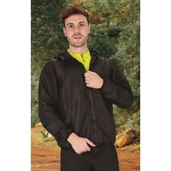 Chaqueta cortavientos con capucha Valento QUINCY
