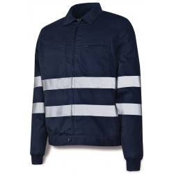 Chaqueta de trabajo algodón bandas reflectantes MARCA 388CCR