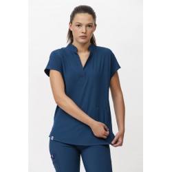 Casaca de trabajo manga corta elástica de mujer WorkTeam B6956