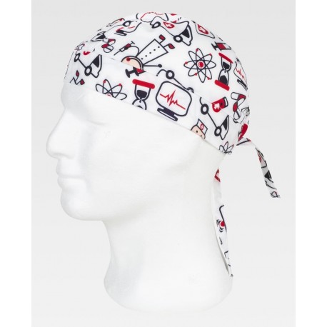Bandana servicios de tejido elástico y estampado Ambulancias WorkTeam M860
