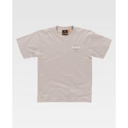 Camiseta de trabajo Cuello Redondo estampado en pecho y espalda WorkTeam S6620