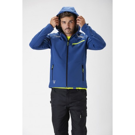 Workshell con detalles reflectantes y manga ranglan WorkTeam S7820