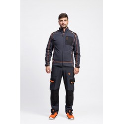 Polar de trabajo cierre de cremallera y cuello alto WorkTeam WF3030