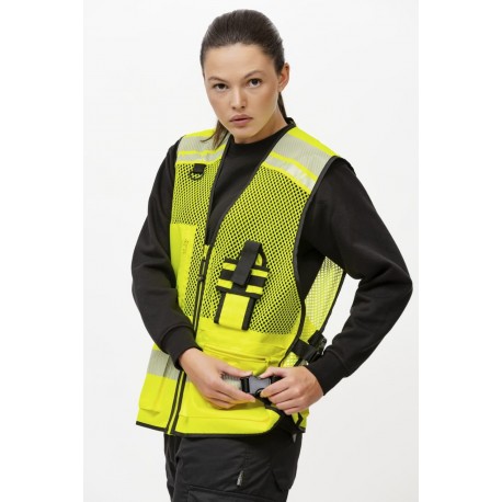 Chaleco de Trabajo con rejilla y ajustes laterales WorkTeam C3604