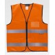 Chaleco Trabajo Alta Visibilidad Cintas Reflectantes WorkTeam C3610B