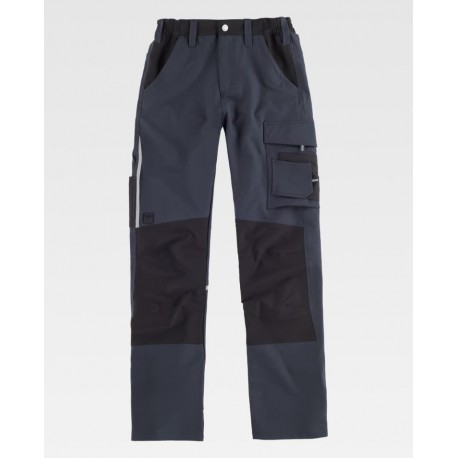 Pantalón elástico combinado multibolsillos SPORT WorkTeam B4042