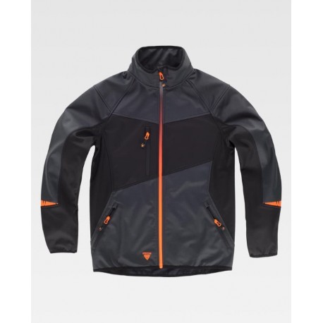 Chaqueta de Trabajo Workshell combinada WorkTeam WF3040