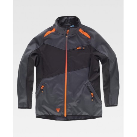 Chaqueta de trabajo Workshell Mujer combinada WorkTeam WF3045