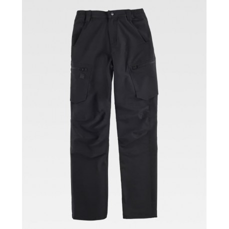 Pantalón de trabajo elástico con triple costura WorkTeam B4041