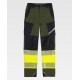 Pantalón de trabajo elástico tricolor WorkTeam C3555