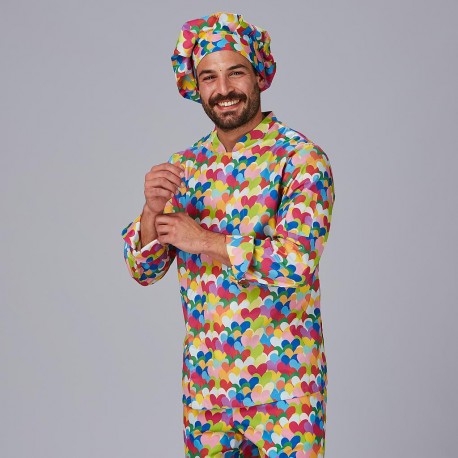 Chaqueta de trabajo para cocina unisex HEART ALGODON AGATHA Garys 900003