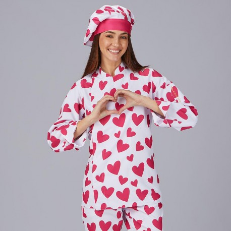 Chaqueta de trabajo para cocina unisex AGATHA Garys 900002