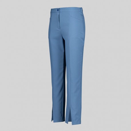 Pantalón de trabajo para mujer con abertura central en bajo Garys 700036