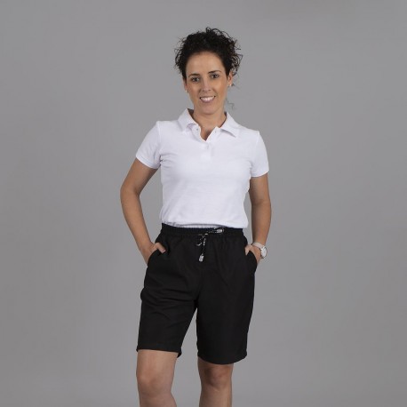 Bermuda de Trabajo Unisex con Goma+Cordón Exterior Microfibra Garys 700017