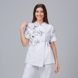Blusa cruzada mujer Alhelí – Garys 600033 microfibra