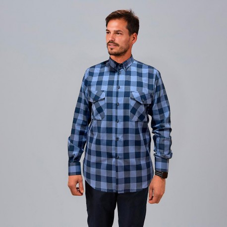 Camisa hombre Slim Fit Augusto Garys 260032 – Sarga espiga