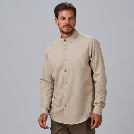 Camisa hombre Giacomo Slim Fit – Garys 260023 (Sarga 50% Poliéster, 50% Algodón)