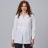 Camisa mujer manga roll up Livia Garys 240015 – Popelín Elastán Elysian