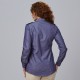 Camisa mujer manga roll up Daniela Garys 240014 – Chambray 100% Algodón