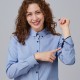 Camisa mujer raya Fabiola Garys 240011 – Popelín Elastán