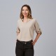 Blusa mujer manga roll up Micaela – Garys 240005 (Breeze plano, holgada)