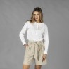 Camisa mujer cuello mao Kaula Garys 210006
