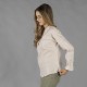 Camisa mujer cuello mao Kaula – Garys 210006 (lino algodón, semi ajustada)