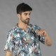 Camisa hombre hawaiana – Garys 210002 (plana viscosa, semi ajustada)