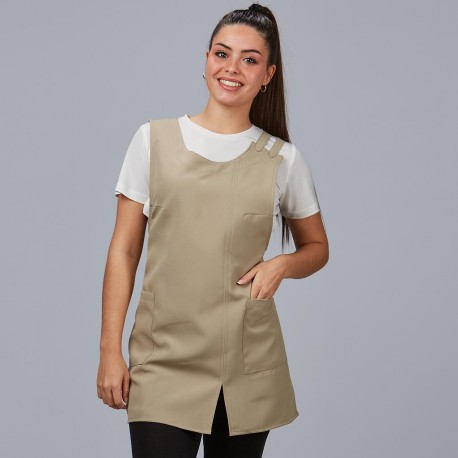 Casulla de trabajo sarga con ajuste lateral – IXOLA Garys 200045 (2 bolsillos)
