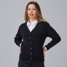 Rebeca de punto mujer con botones y 2 bolsillos – Garys 120005 (Red Line)