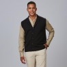 Chaleco hombre cuello solapa abotonado – Garys 120004 (punto reciclado)