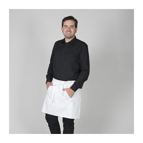 Delantal corto sin peto con bolsillo – Garys 117B00 (sarga)