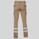 Pantalón unisex multibolsillos elástico con bandas reflectantes – Garys 7501BR