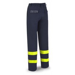 Pantalón ignífugo antiestático multinorma con reflectantes Marca PL 988PIAV | Suministros Laborales