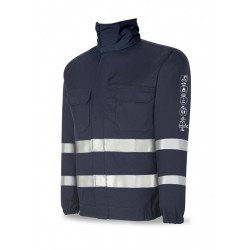 Chaqueta ignífuga antiestática multinorma Marca PL 988CIR | Suministros Laborales