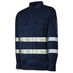 Camisa ignífuga antiestática multinorma Marca PL 988CAIR | Suministros Laborales